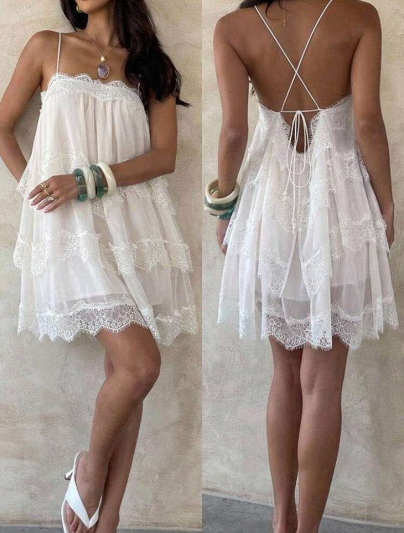 Chiffon Mini Dress