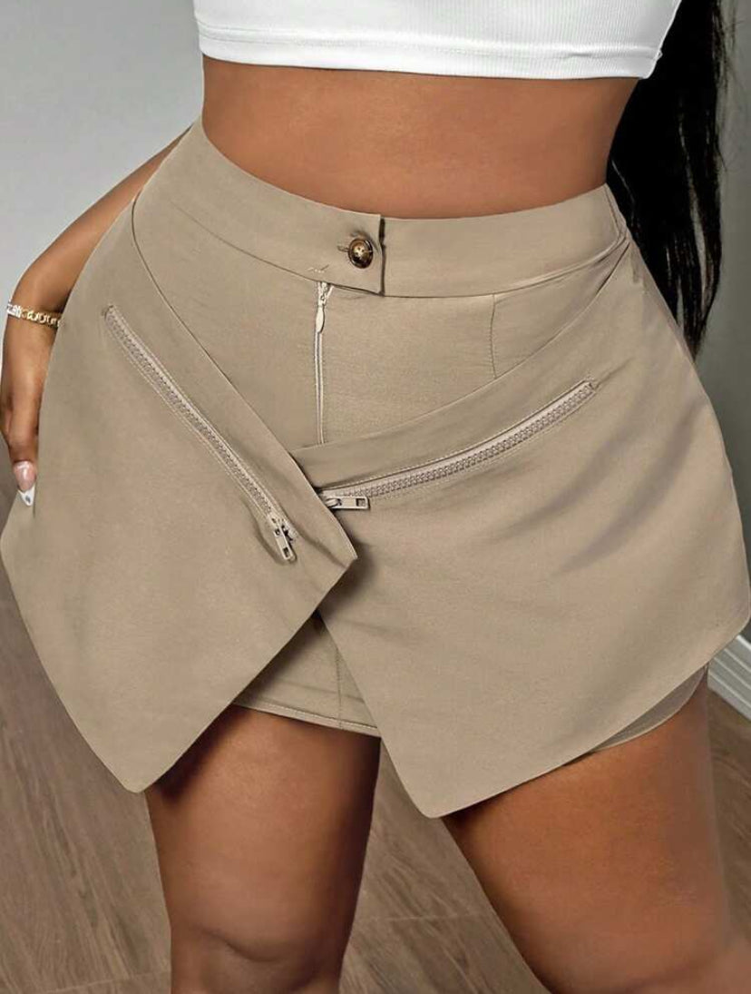 A Line Mini Skirt