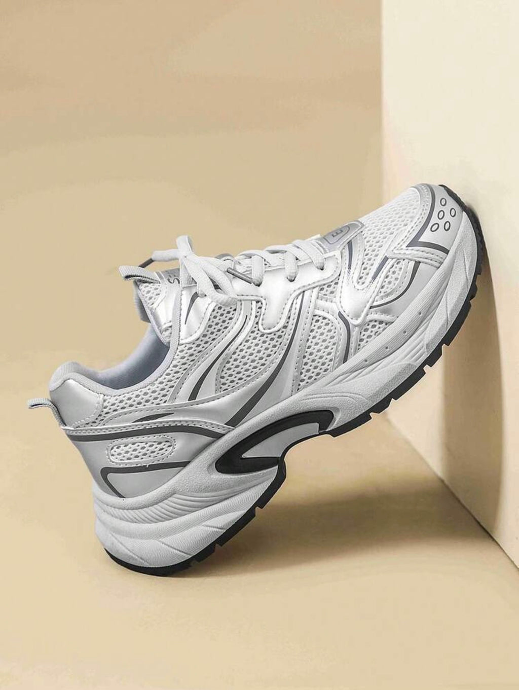 Silver Fashion Trainers