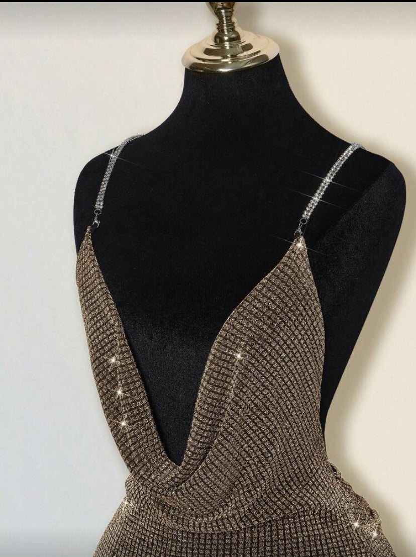 Slit Mini Dress