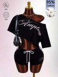 Amplova Letter Print 2pcs