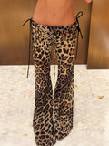 Drawstring Flare Pants