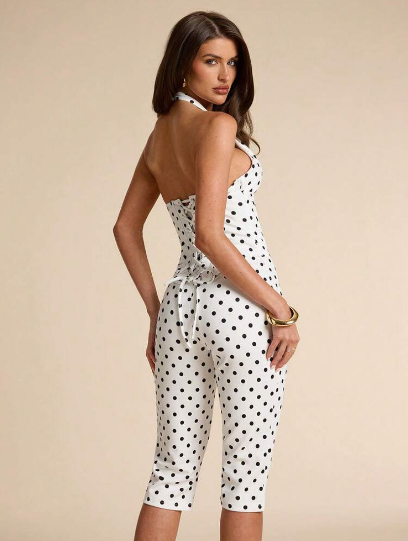Waist Cinching Jumpsuit