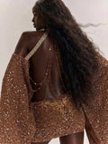 SHEIN Bae Sequin Dress