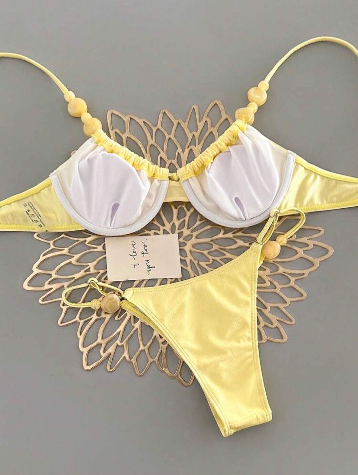 Front Tie Bikini set