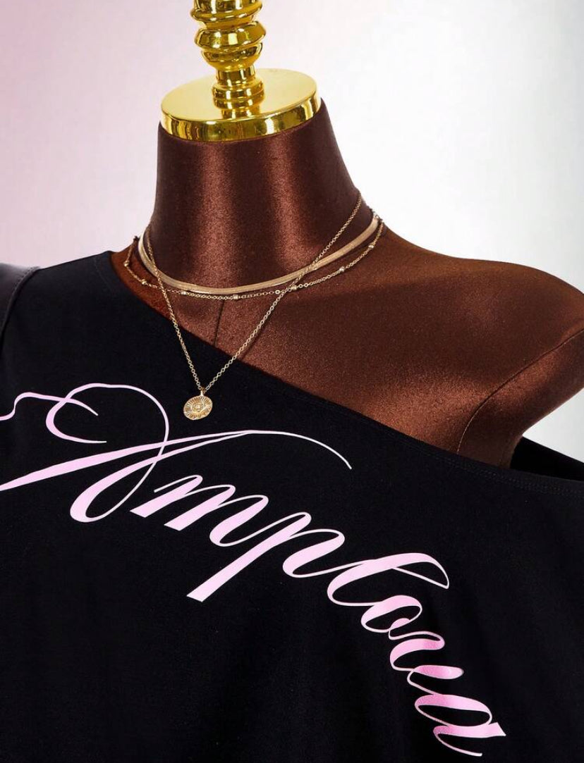 Amplova Letter Print 2pcs
